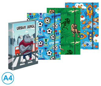 Box na sešity A4 Kluci mix