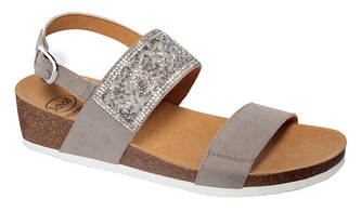 Scholl Zdravotní obuv- CECILIA SAND MicroStrass-W - Grey 42