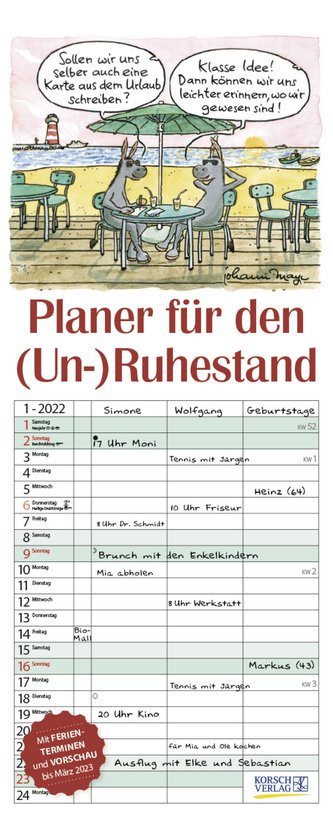 Planer für den 2022