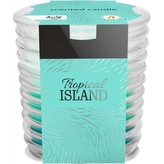 Svíce vonná ve skle Tropický ostrov (snw80-274)