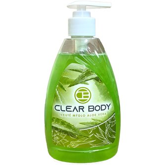 Clear Body tekuté mýdlo dáv. aloe vera 500 ml