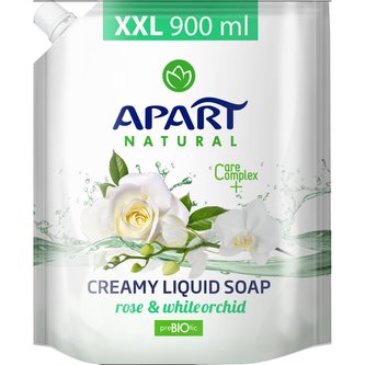APART tekuté mýdlo náhrada Bílá růže a ochidea 900 ml