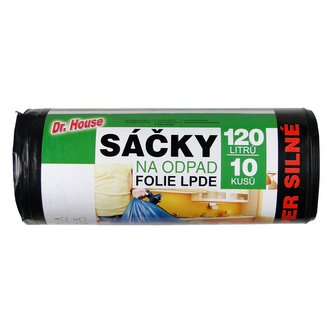 Dr. House sáčky do koše 120 L 10 ks super silné