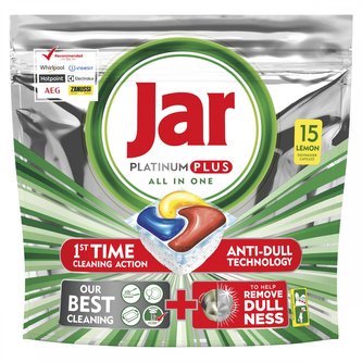 JAR Platinum kapsle na nádobí 15 ks Lemon