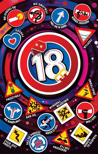 Kartka okolicznościowa Urodziny 18 US08