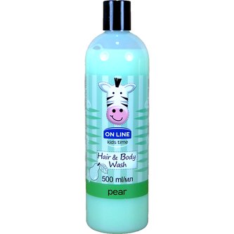 On line kids 2v1 šampon  a sprchový gel Hruška 500 ml