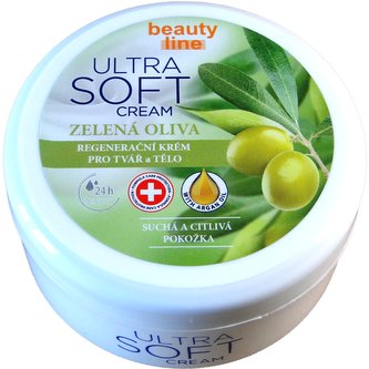 Krém beauty line pleťový a tělový Zelená oliva 200 ml