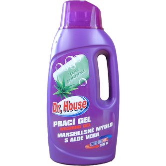 Dr. House gel na praní marseillské mýdlo s aloe vera 1,5 L