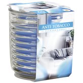 Svíce vonná ve skle vlnka Anti-tobacco  (snw80-1-69)