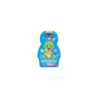 On line kids 2v1 šampon a sprchový gel NEW Bubble gum 250 ml