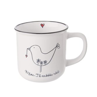 Hrnek Bird Mám tě rád/a 0,37 l