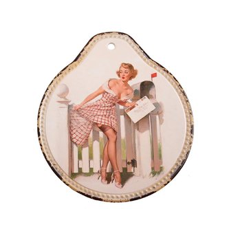 Dekorace-podložka ker/kor.ovál