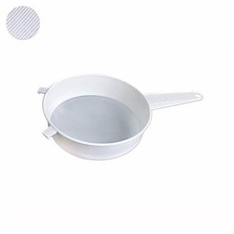 Cedník jemný WHITE pr. 12 cm