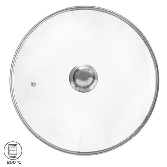 Skleněná poklice pr. 30 cm