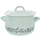 Hrnec LOUKA  zelený s poklicí 4,8 l