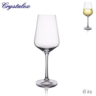 Sklenice na bílé víno SANDRA 0,45 l 6 ks
