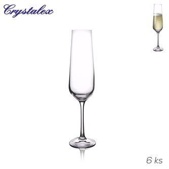 Sklenice na sekt SANDRA 0,2 l 6 ks