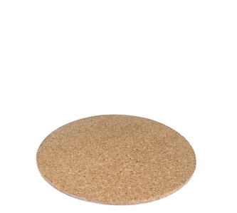 Korkové pr. kulaté pod horké nádobí prům 19,5 cm x 0,7 cm