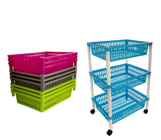 Regál 3 patra 40x30x66cm zelený