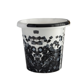 Vědro 10 l černé kostky