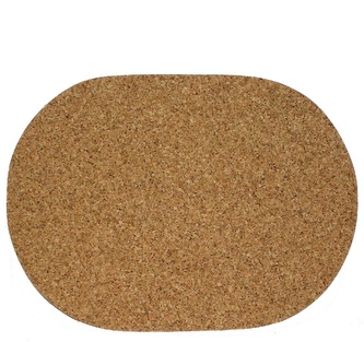 Korkové prostírání 4ks ovál 39,5 x 29 cm