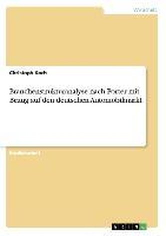 Branchenstrukturanalyse nach Porter mit Bezug auf den deutschen Automobilmarkt