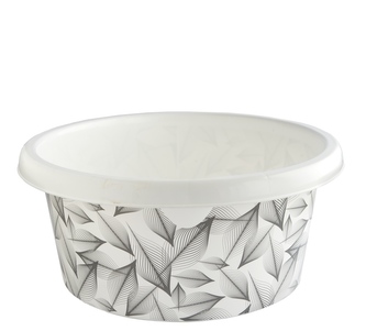 Mísa 12l listy černé 38x12cm