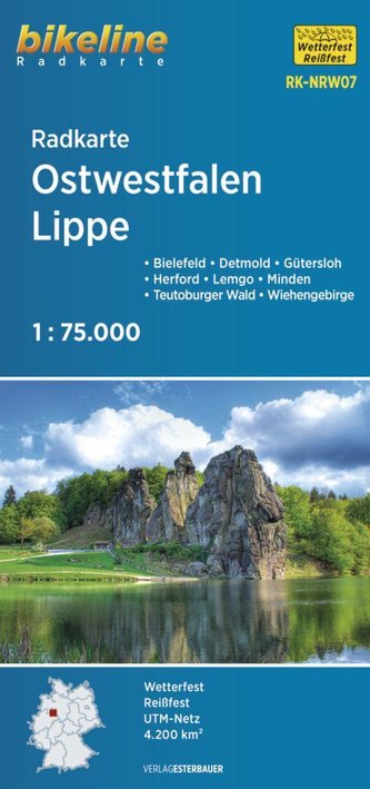 Radkarte Ostwestfalen Lippe 1:75.000  (RK-NRW07)