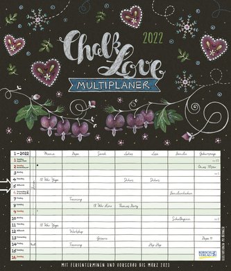 Multiplaner - Chalk Love 2022