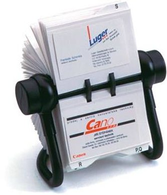 OEM Pořadač na vizitky Rotacard AV-225 černý