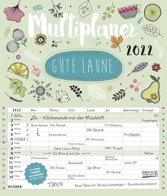 Multiplaner - Gute Laune 2022
