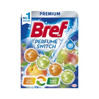 Bref Premium závěs do WC, vůně Peach/Apple 50g Bref Premium závěs do WC, vůně Peach/Apple 50g