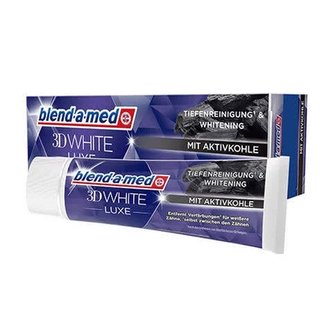 Blend-a-med zubní pasta White 3D s aktivním uhlím 75ml