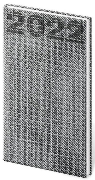 Diář 2022 Coco - šedý, týdenní kapesní