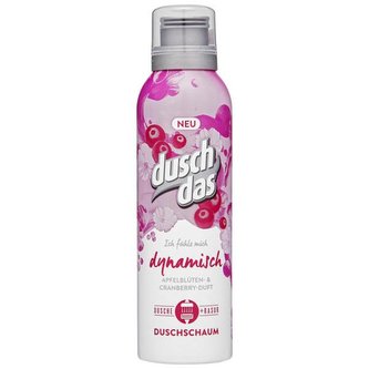 Duschdas sprchová pěna a pěna na holení 2v1, Brusinky 200ml