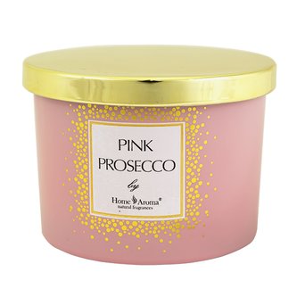 Svíčka vonná dekorativní Pink Prosecco, 240g