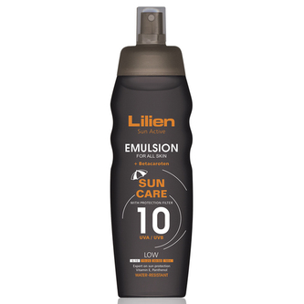 Lilien Sun Active opalovací emulze s betacarotenem SPF 10, 200ml