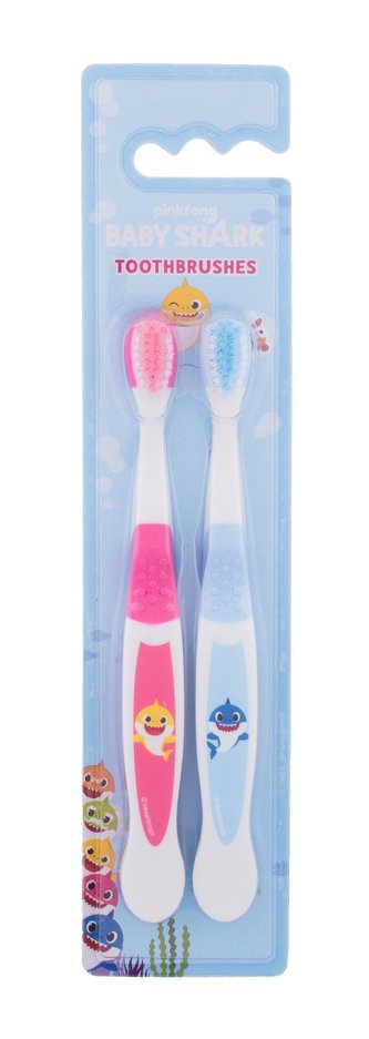 Pinkfong Baby Shark Zubní kartáček 2 ks pro děti
