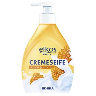 Elkos Mléko a Med Tekuté mýdlo 500 ml