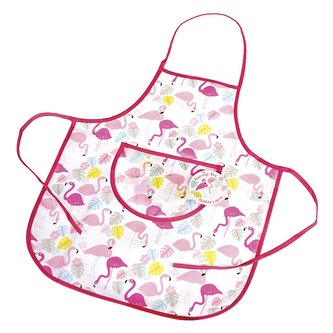 Rex London Dětská kuchařská zástěra Flamingo Bay