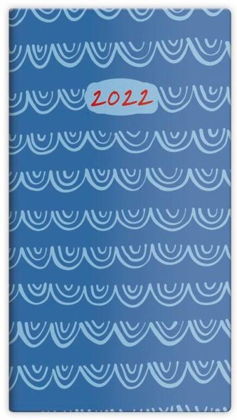 Diář 2022 Napoli - design 5, čtrnáctidenní kapesní PVC
