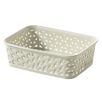 Curver My Style košík styl Rattan, A6 krémový