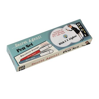 Rex London Tajný agent Pero s neviditelným inkoustem a UV světlem 2ks