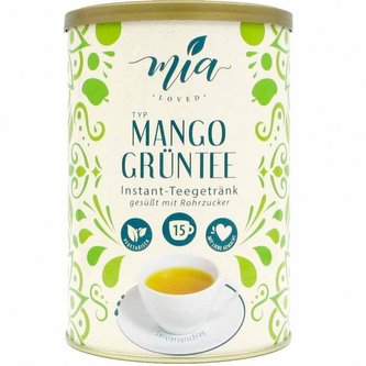 MIA loved instantní zelený čaj s příchutí manga 200g