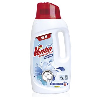 Ventin White 2v1 prací prášek a gel na bílé 20PD 1,4l