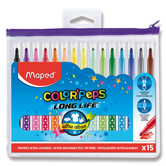 Maped - Fixy Color´ Peps 15 ks Maped - Fixy Color´ Peps 15 ks
