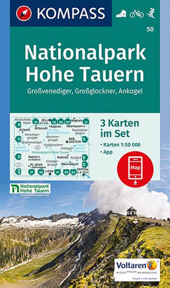 NP Hohe Tauern (sada 3 mapy)  50   NKOM
