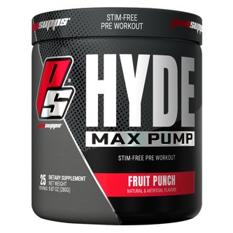 Předtréninkový stimulant Hyde Max Pump - ProSupps - modrá malina - 280 g