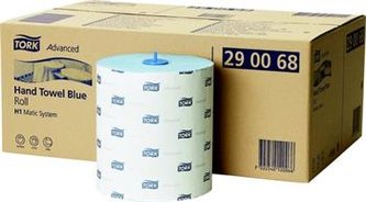 Ručníky "Matic® Soft", papírové, v roli, systém H1, Advanced, modré, TORK