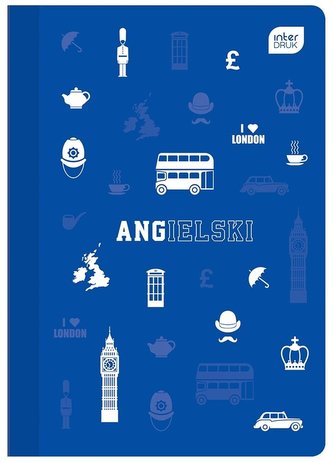 Zeszyt A5/60K kratka PP Angielski (10szt)